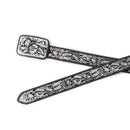 Desert Silver Moon Women's Belt In Black
