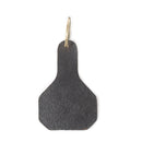 Meadow Drop Tooled Leather Key Fob in Vintage Brown