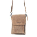 Padrina Trail Leather Bag In Dark Sand