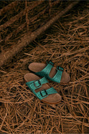 Wildlfower Wanderer Sandals In Turquoise