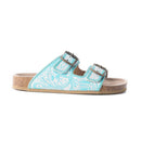 Turquoise Trail Birks In Turquoise & White