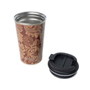 Western Trail Brew Stainless Steel Mug in Brown Baroque