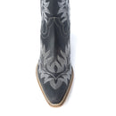 Desert Pearl Ankle Boots in Coal Black