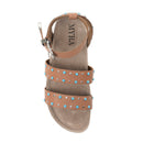 Saddle Ridge Trail Leather Sandals in Light Brown