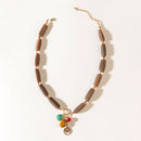 The Elowen Necklace in Cedar Brown