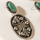 Myra Santa Fe Seals Earrings in Moonlit Silver
