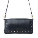 Yellowstone Palisade Clutch Bag with Rivets in Ash