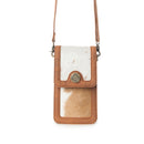 Myra Lasso Lane Hairon Leather Bag in Chestnut Hide