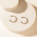 Myra Moonbeam Earrings Set in Silver Shine