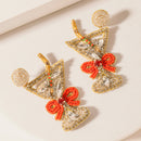 Myra Enchanted Eve Charm Earrings in Crimson Glow