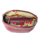 Myra Wild Plum Range Leather Fanny Pack in Ranch Ruby