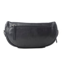 Myra Blackthorn Range Leather Fanny Pack in Sailor Black