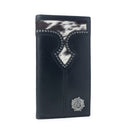 Myra Frontier Mark Hairon Leather Wallet for Men in Dusthorn Black