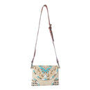 Myra Desert Phoenix Crossbody Bag in Aqua Jewel