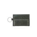 Myra Zidana Steelhoof Studded Veg Tanned Leather Wallet in Ranch Pine