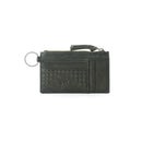 Myra Zidana Vino Braided Veg Tanned Leather Wallet in Moss Noir