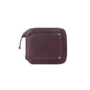 Myra Zidana Dante Men's Veg Tanned Leather Wallet in Plumwood