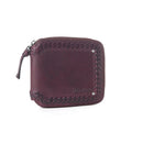 Myra Zidana Dante Men's Veg Tanned Leather Wallet in Plumwood