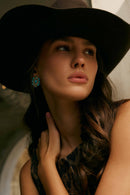 Myra Sage Wind Studs in Desert Turquoise