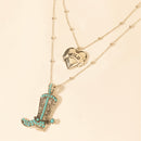 Myra Wild Star Stomping Necklace in Desert Turquoise
