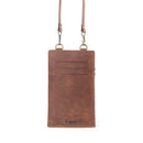 Myra Duneland Rise Handtooled Bag in Brindle Ivory