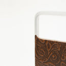 Myra Toolcrest Embossed Leather iPhone 17 Pro Max Mobile Case