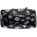 Myra Billyjean Western denim Tote Bag for Women in denim black with leather detail