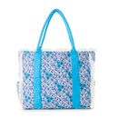 Myra Shoreline Weekender Bag with Beach Mat in Cobalt Sky