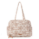 Myra Sunnyfield Cotton Diaper Bag in Mocha Beige
