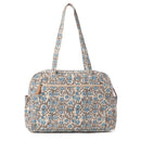 Myra Sunnyfield Cotton Diaper Bag in Dusty Teal