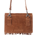 Myra Yellowstone Highland Range Suede Leather Belt Bag in Desert Tan