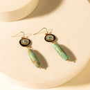 Myra Trail Halo Earrings in Turquoise Stone