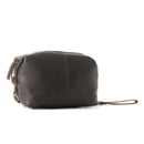 Myra Drifter Leather Shaving Kit for Men in dark brown