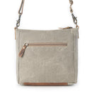 Myra Damask Trail Vintage Crossbody Bag for Women in sage with print detail