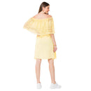 Yellow Mesh Net Dress