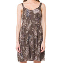 Brown Foliage Dress