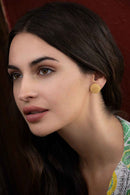 Merry Disc Stud Earrings