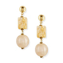 Radiant Pearl Drop Earrings