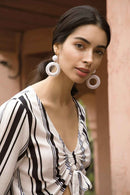 Crystal Clear Hoop Earrings