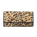 Ornate Leopard Print Wallet