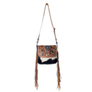Brown Boughs  Hand-Tooled Bag