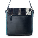 Blue Rose  Leather & Hairon Bag