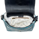 Blue Rose  Leather & Hairon Bag