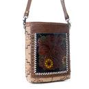 Floral Embers Hand-Tooled Bag