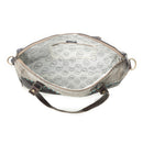 Turquoise  edges Hand-Tooled Bag
