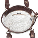 Cheyenne Plains Tooled Leather & Hairon Bag