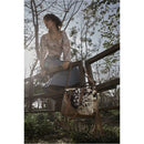 Myra Laredo Concealed Carry Bag - Hand-Stitched Hair-On Leather Satchel with Embossed Detailing and Western Fringe Design