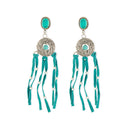 Mystic Charm Fringed Earrings