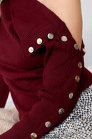 Kendall Side Button Sweater
