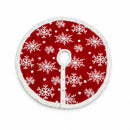 Christmas Snowflakes Tree Skirt